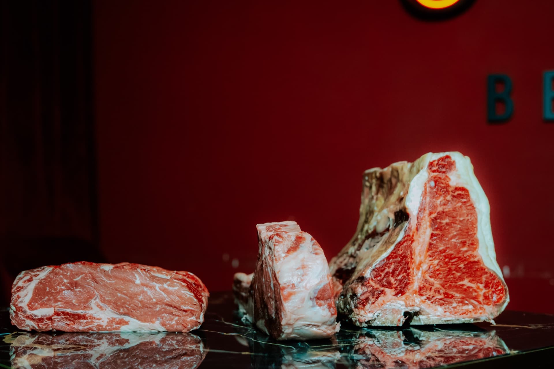 Tre tagli di carne bovina a confronto, Carpaccio Beef Restaurant Roma